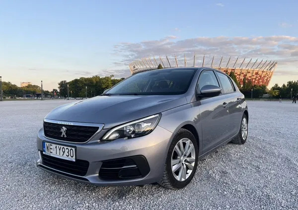 samochody osobowe Peugeot 308 cena 51900 przebieg: 64524, rok produkcji 2020 z Warszawa